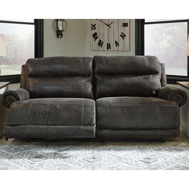 Ashley Furniture Signature Collection At 2-person Large Reclining Sofa Electric