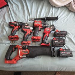 Milwaukee M18 FUEL Brushless Lot – 10-Piece Bundle