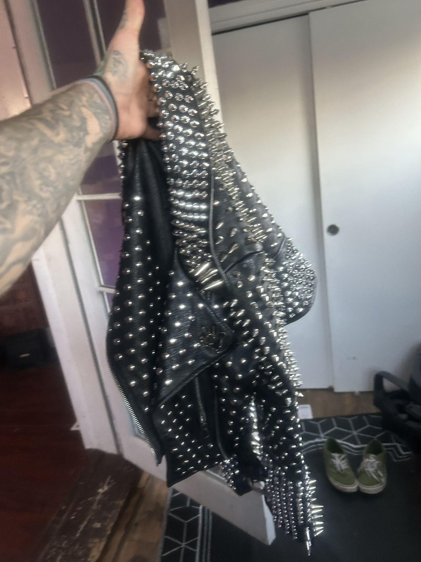 Women’s Leather Punk Jacket