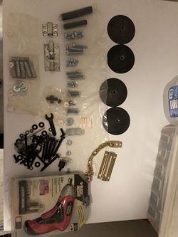 Miscellaneous Screws, drill, locks and more “negotiable”