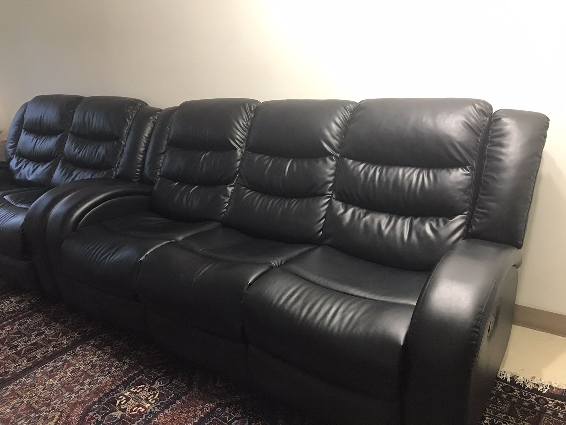 Leather sofa