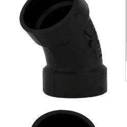 Charlotte Pipe
3 in. ABS DWV 45-Degree Hub x Hub Elbow Fitting
