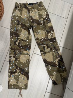 Fashion Nova Camo Paint Splatter Cargo Pants
