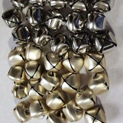 34 Piece Multicolor Assorted Christmas Sleigh Bells Set