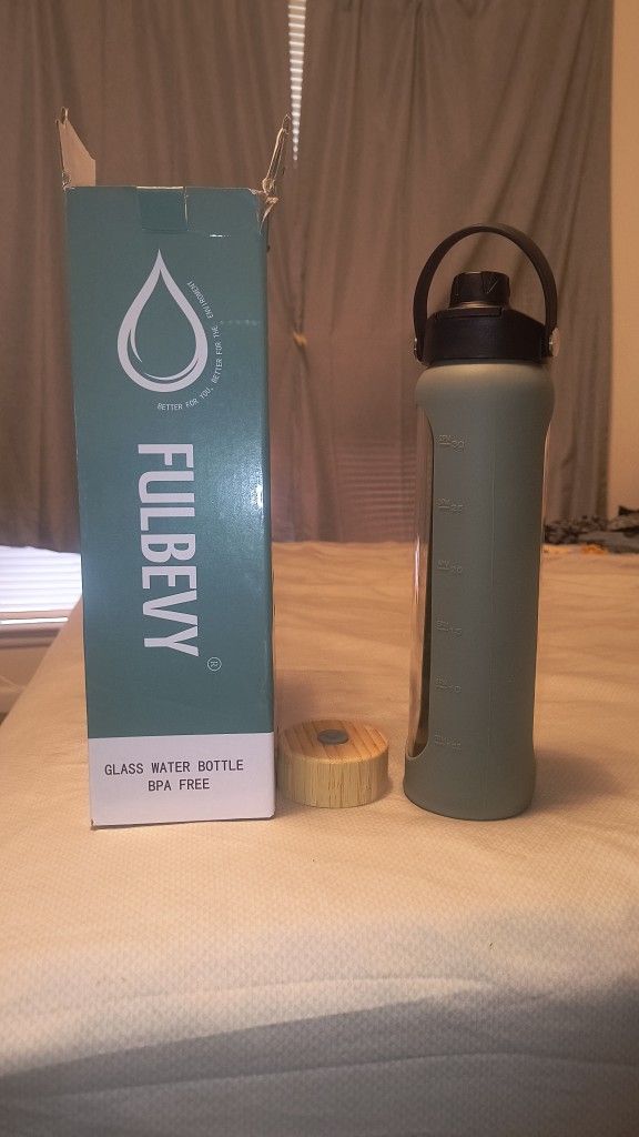 Fulbevy 32 Oz Bpa Free Water Bottle
