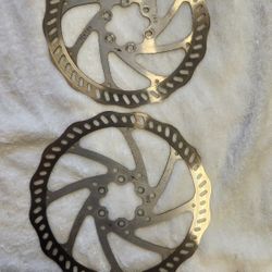 2 Brake Rotors Disc 180 And 160