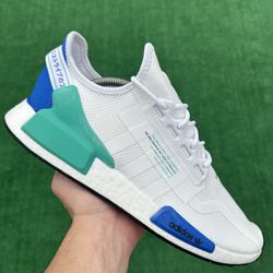 ADIDAS NMD_R1 V2 “WHITE / CYAN” (Size 11.5, Men’s)