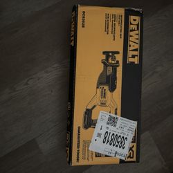 DEWALT XR Reciprocating saw