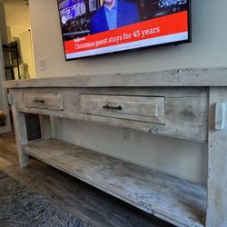 Turkish Oak Console Table