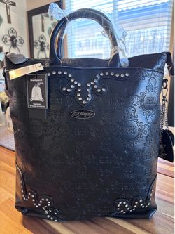 Ed Hardy Vegan Leather Skull Backpack (NWT)