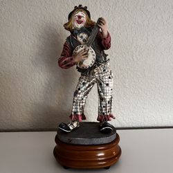 Clown with Banjo Figurine 1999