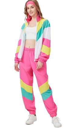 80’s track suit costume