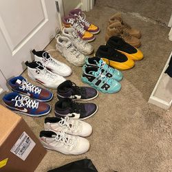 Assorted Jordan’s And Sneakers
