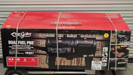 🔥NEW Char-Griller Gas and Charcoal Grill & Smoker