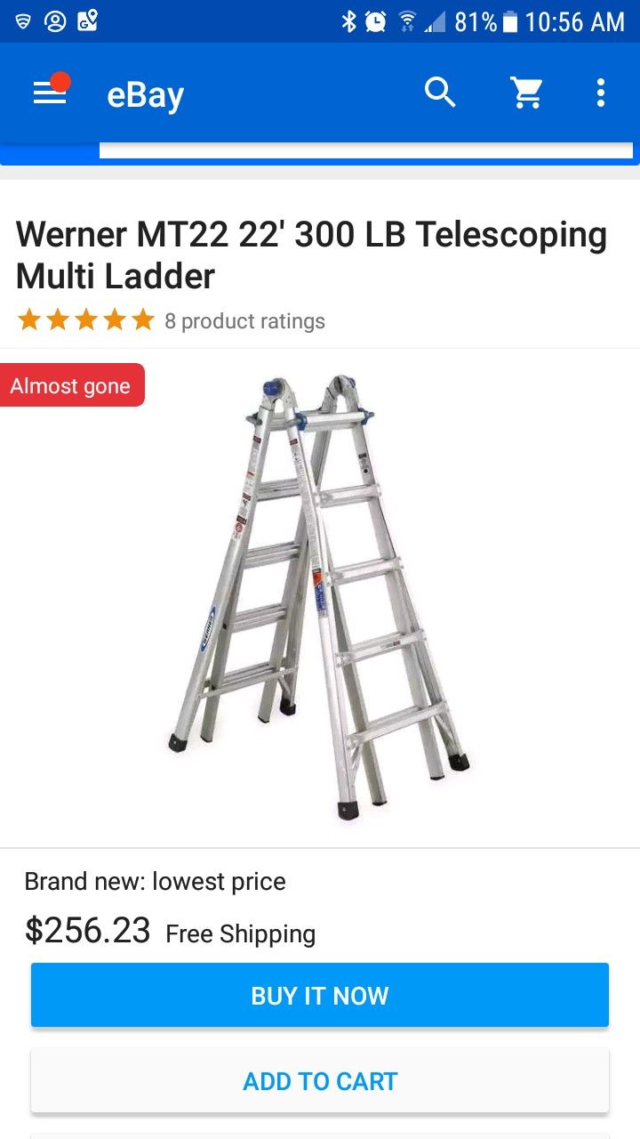 Werner Mt22 multi ladder