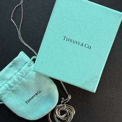 Tiffany & Co Interlocking Rings Necklace 