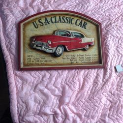 Classic Car 15 1/2.    21 3/4