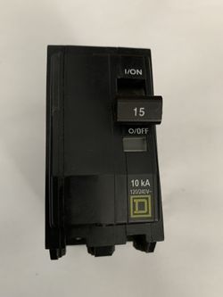 Square D Circuit Breaker 2 Pole 15 Amp