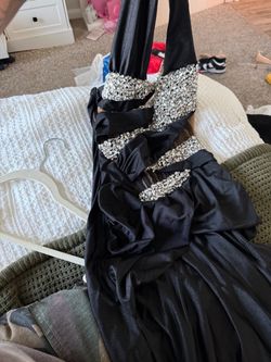 Long black womens dress size XS