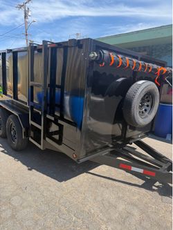 Smooth dump trailer