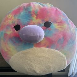 Jumbo Squishmallows 24” Brindall” Tie-Dye Platypus