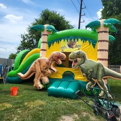 Combo Dinosaur Waterslide 