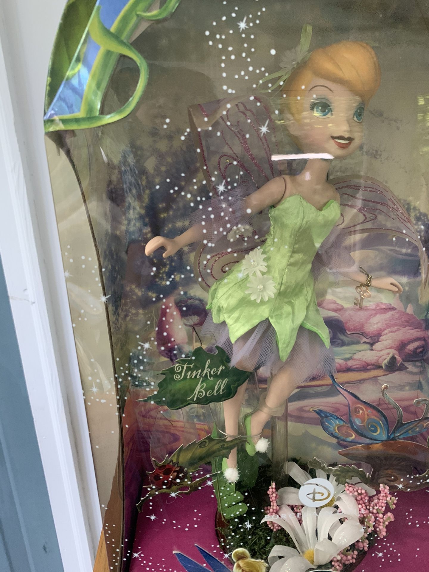 Tinkerbell porcelain sales keepsake doll