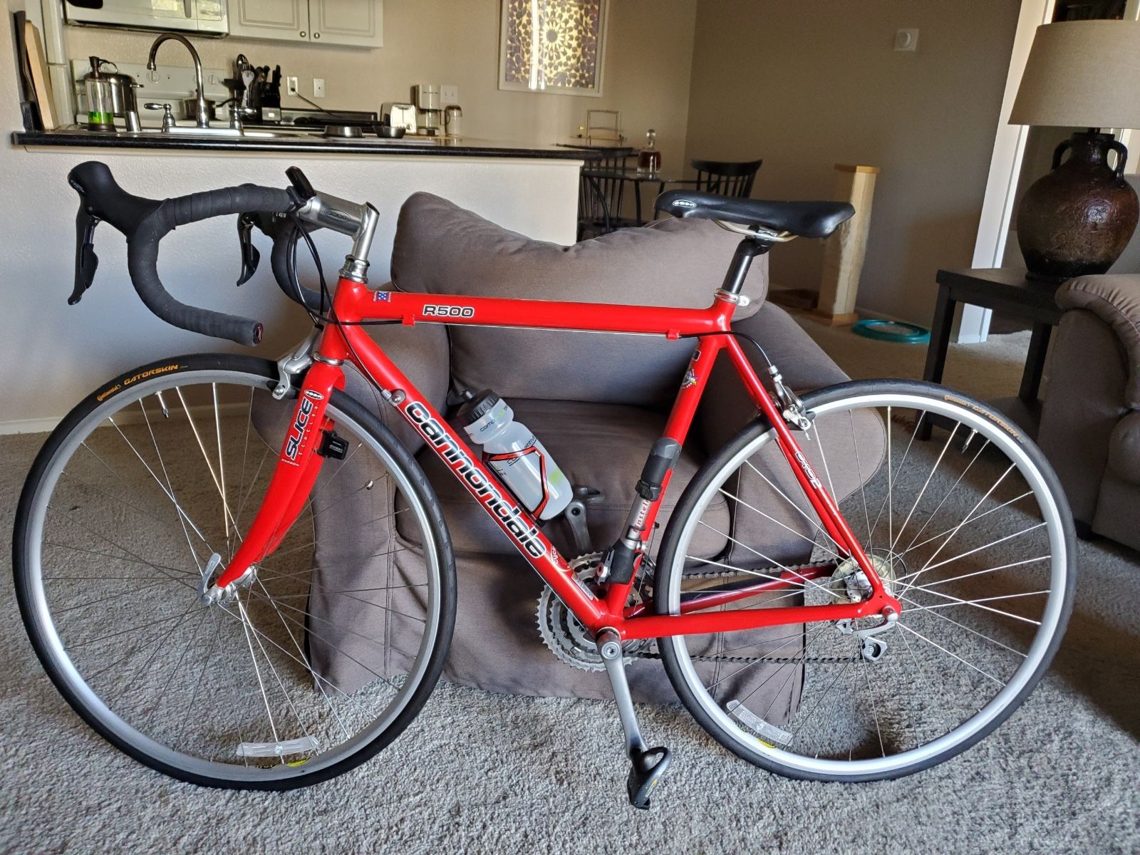 Cannondale R500 Slice Echelon Men's CAD2 Aluminum Red Racing Road