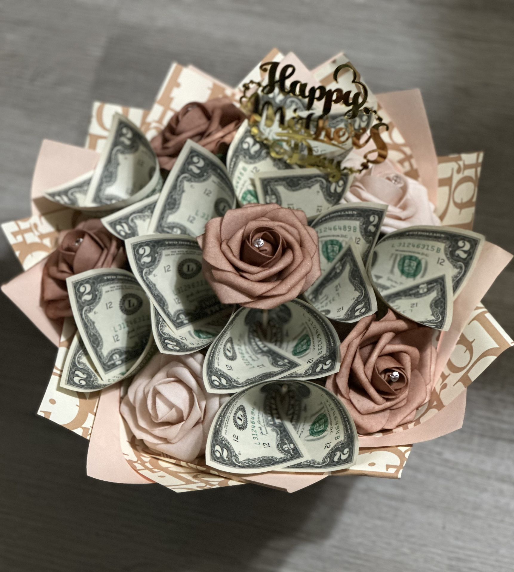 Happy Mothers Day Money Bouquet 