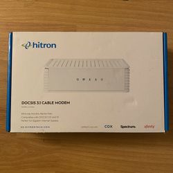 Hitron CODA DOCSIS 3.1 Modem | 1 Gbps Max Internet Speeds | Certified with Comcast Xfinity, Charter Spectrum, Cox & More | 10x Faster Than DOCSIS 3.0 