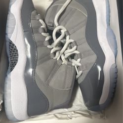 Cool Grey Jordan 11s Size 6