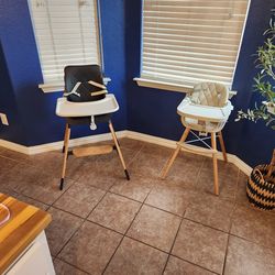 Two high chairs