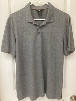 Calvin Klein polo shirt gray. Men size medium.