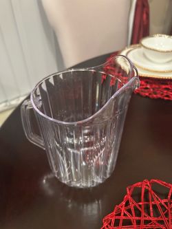 Acrylic juice or water pitcher