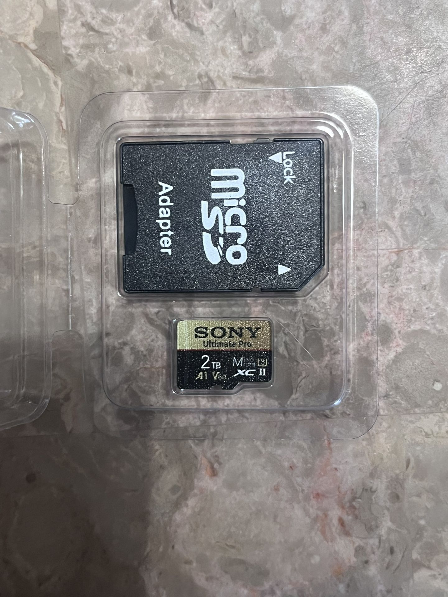 New Sony 2TB SD card with adapter for cameras, Nintendo Switch, Steam deck, Drone, PC, dash cam