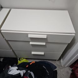 2 Whitw Dressers 