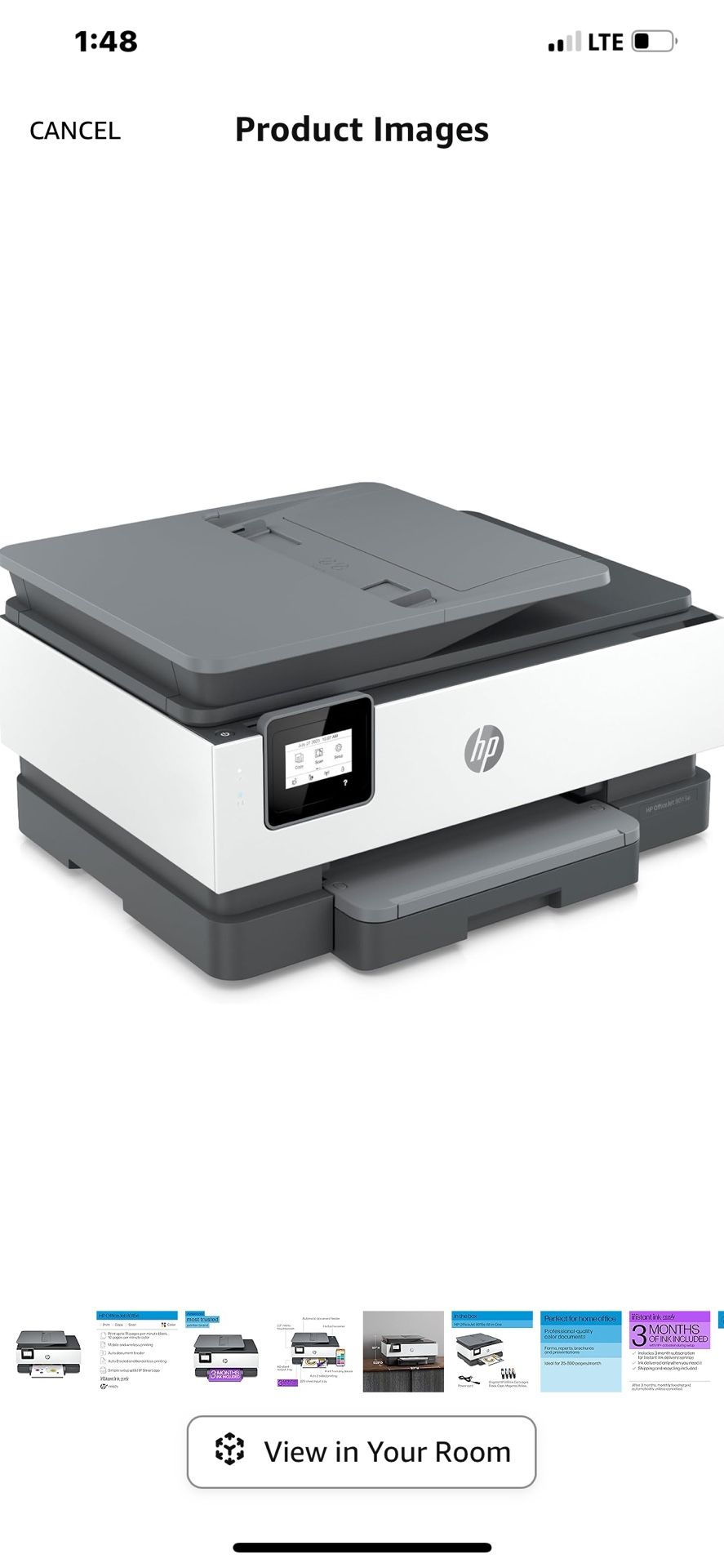 NEW HP PRINTER (3months Free Ink)