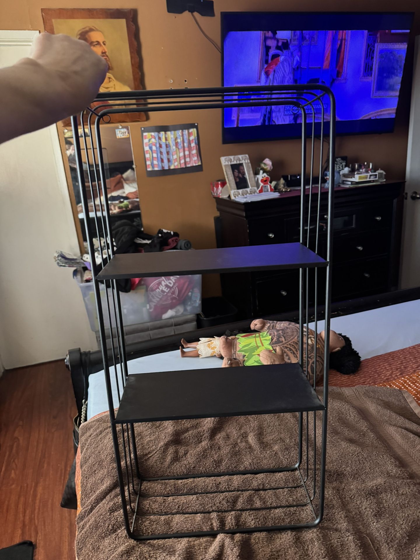 Ross, Black Metal Shelf Wall Decor, New With Tags, Had It In Storage, Measures 27H x 13L x 5.5W