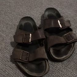 Birkenstock Arizona Sandals Dark Brown