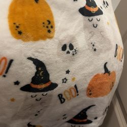 Brand New Gorgeous, Soft Halloween Blanket You Can Use It For Fall And Halloween