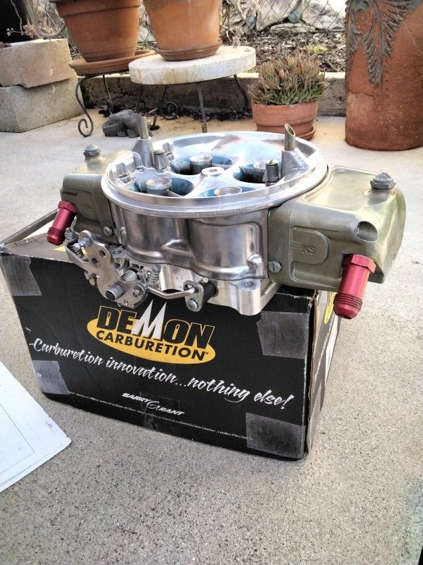 BARRY GRANT "KING" DEMON RS 1095 Annular Discharge CARB CARBURETOR CARBURETION Chevy RAT Ford BOSS Mopar 426 HEMI
