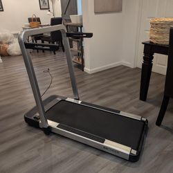 Folding Electric Treadmill, LED Display, Space Saver