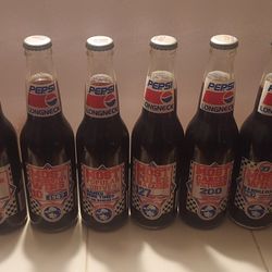 Richard Petty Long Neck Pepsi Bottles