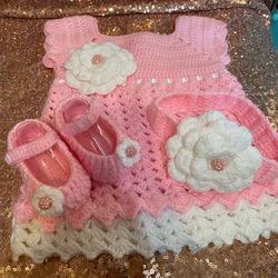 Vestiditos De Bebe A Crochet 
