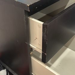 Dark Brown Night Stands Or End Tables