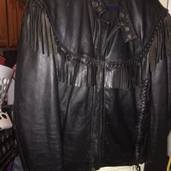 Lnew Harley Davidson Heavy Leather Jacket Large Only $100 Firm