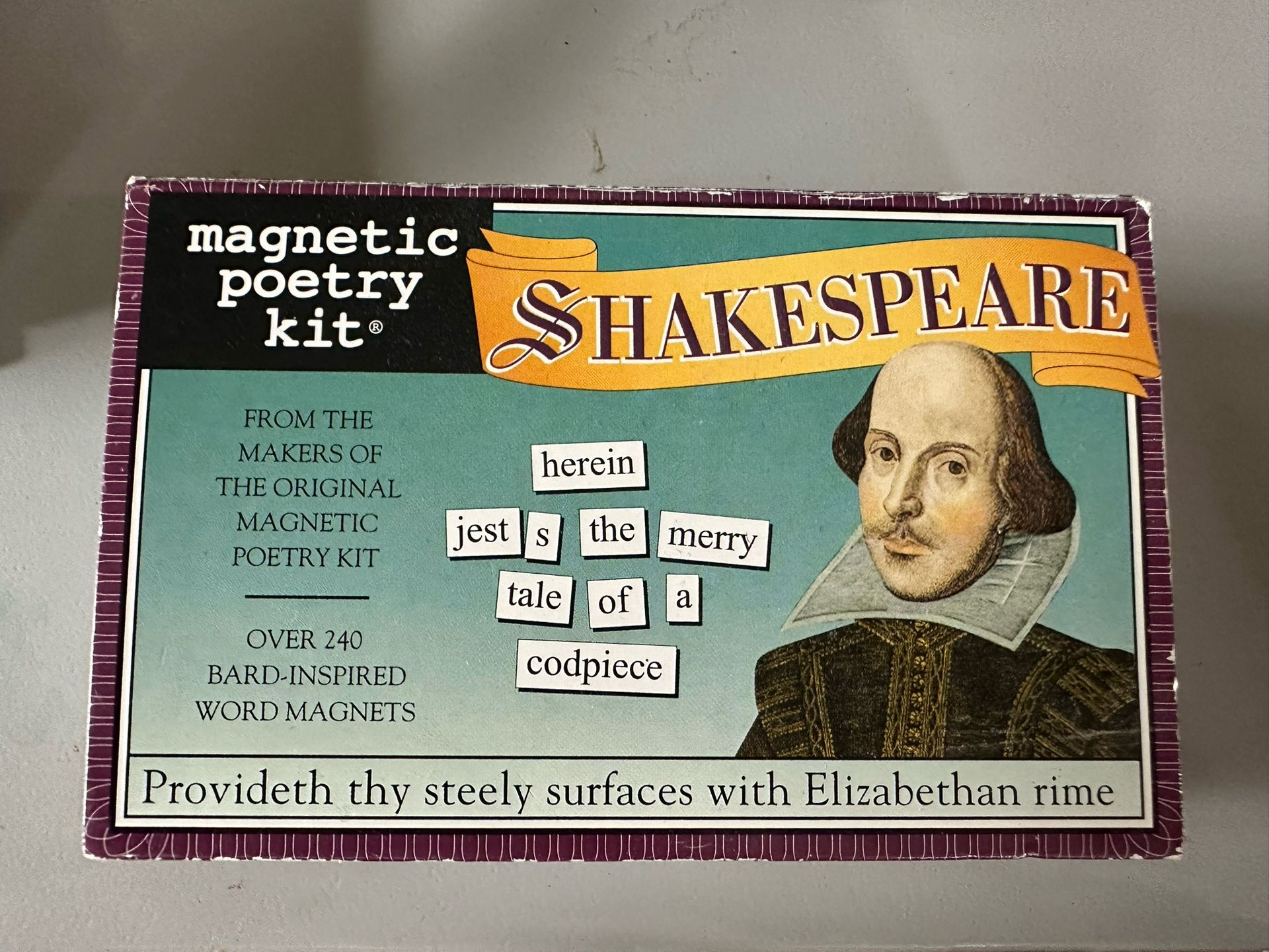 Magnetic Poetry Shakespeare kit