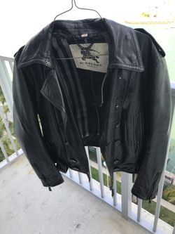 Burberry man lather authentic jacket