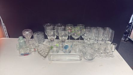 Assorted Vintage & Decorative Glassware Collection