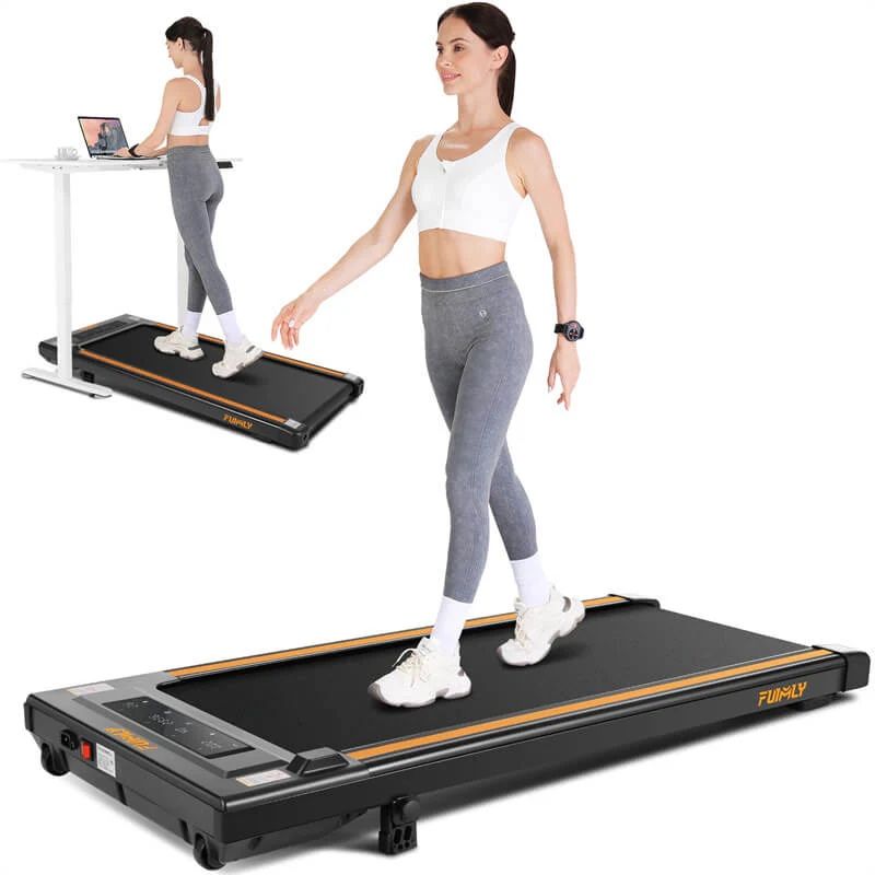 2 in 1 Under Desk Treadmill with Incline